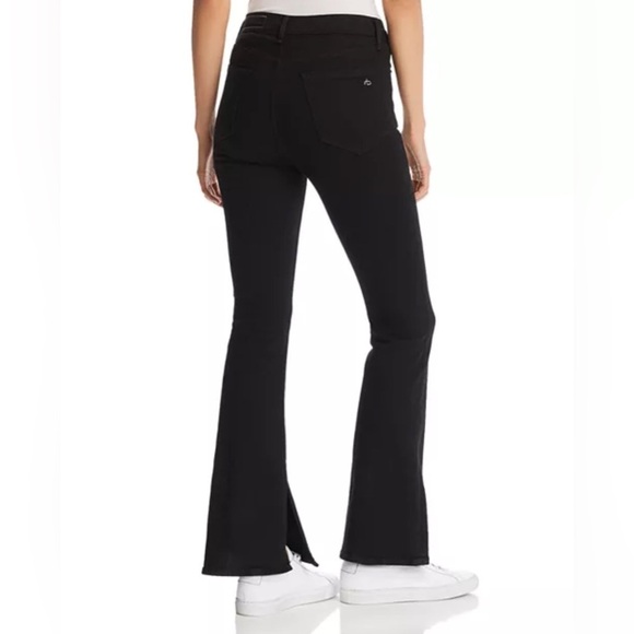 NWT Rag & Bone Bella Flare with Slit Jeans size 27 - Picture 3 of 12